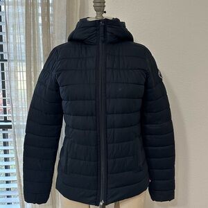Abercrombie and Fitch Light Puffer Jacket w/ Attached Hood